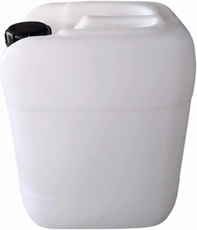 Heavy Duty Food-Grade Camping Water Containers, 5 Gallon Water Jug Thicken Portable Plastic Water Canteen for Emergency Water Storage, Reliance Water Container Parts(Color:White,Size:15L-4gal)