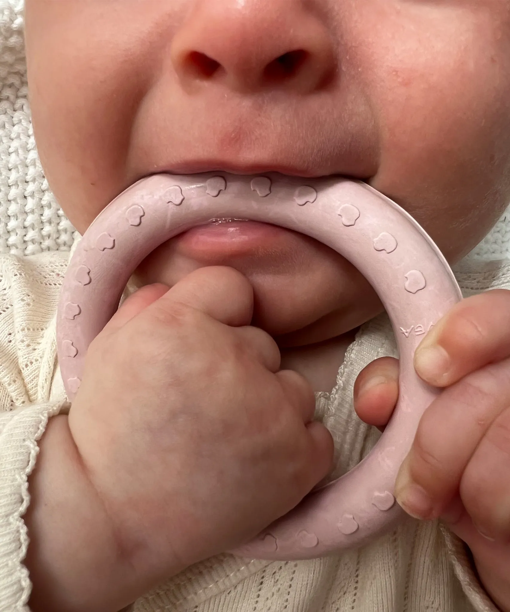 Hevea Natural Rubber Teething Ring Set