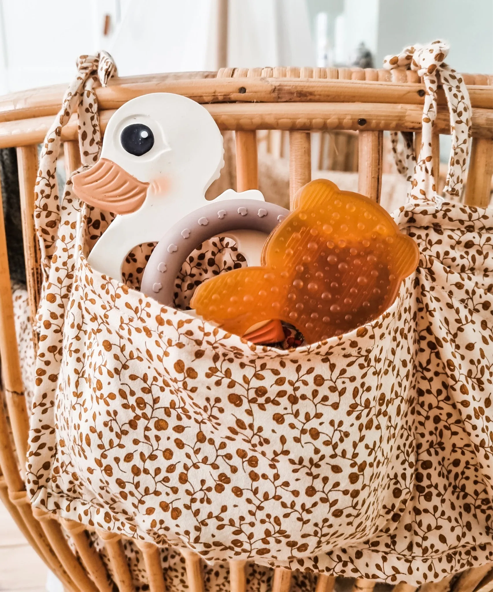 Hevea Natural Rubber Teething Ring Set