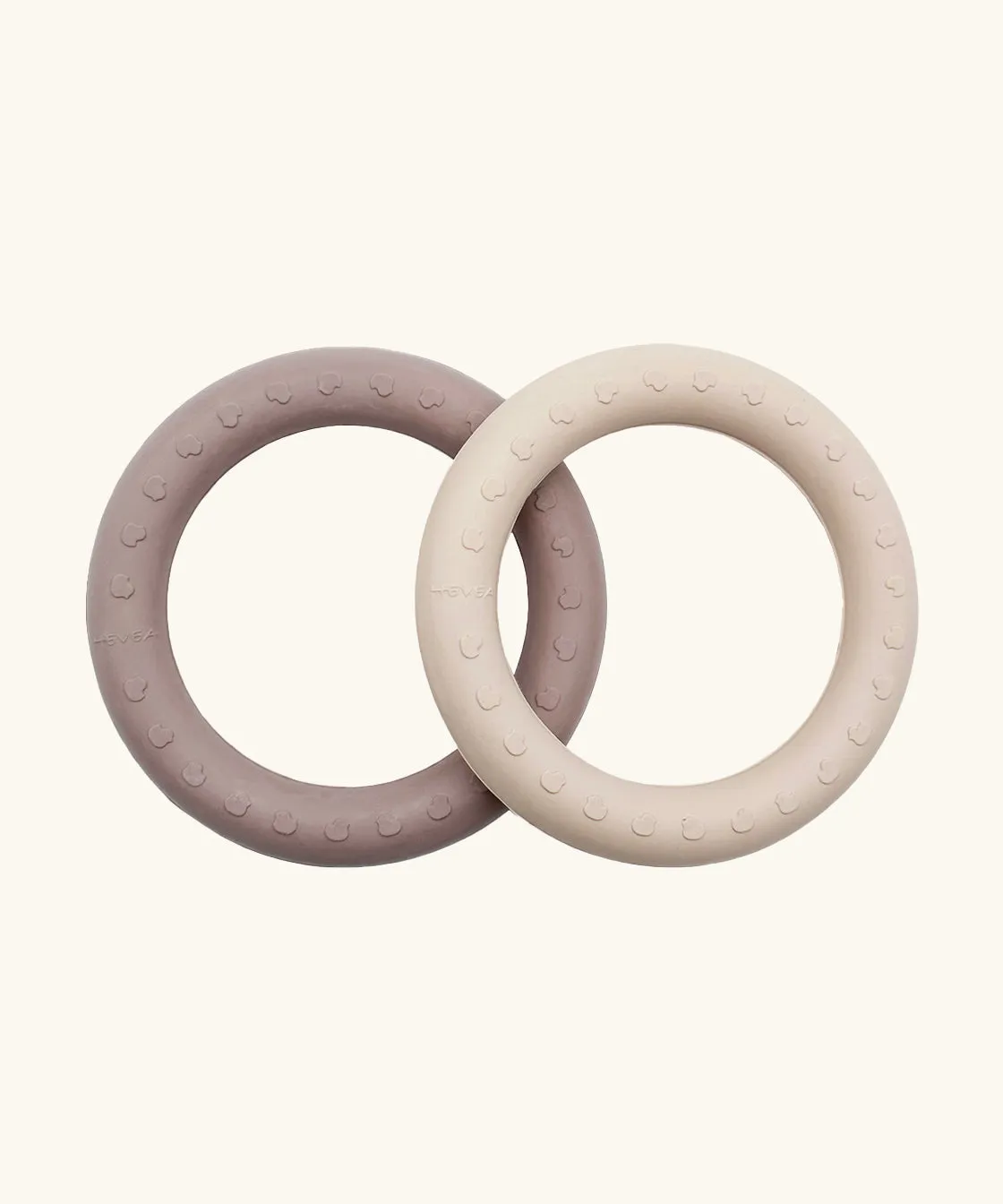 Hevea Natural Rubber Teething Ring Set
