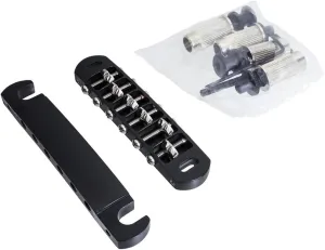 Hipshot Tone-a-Matic Tuneomatic Bridge Tailpiece set Black