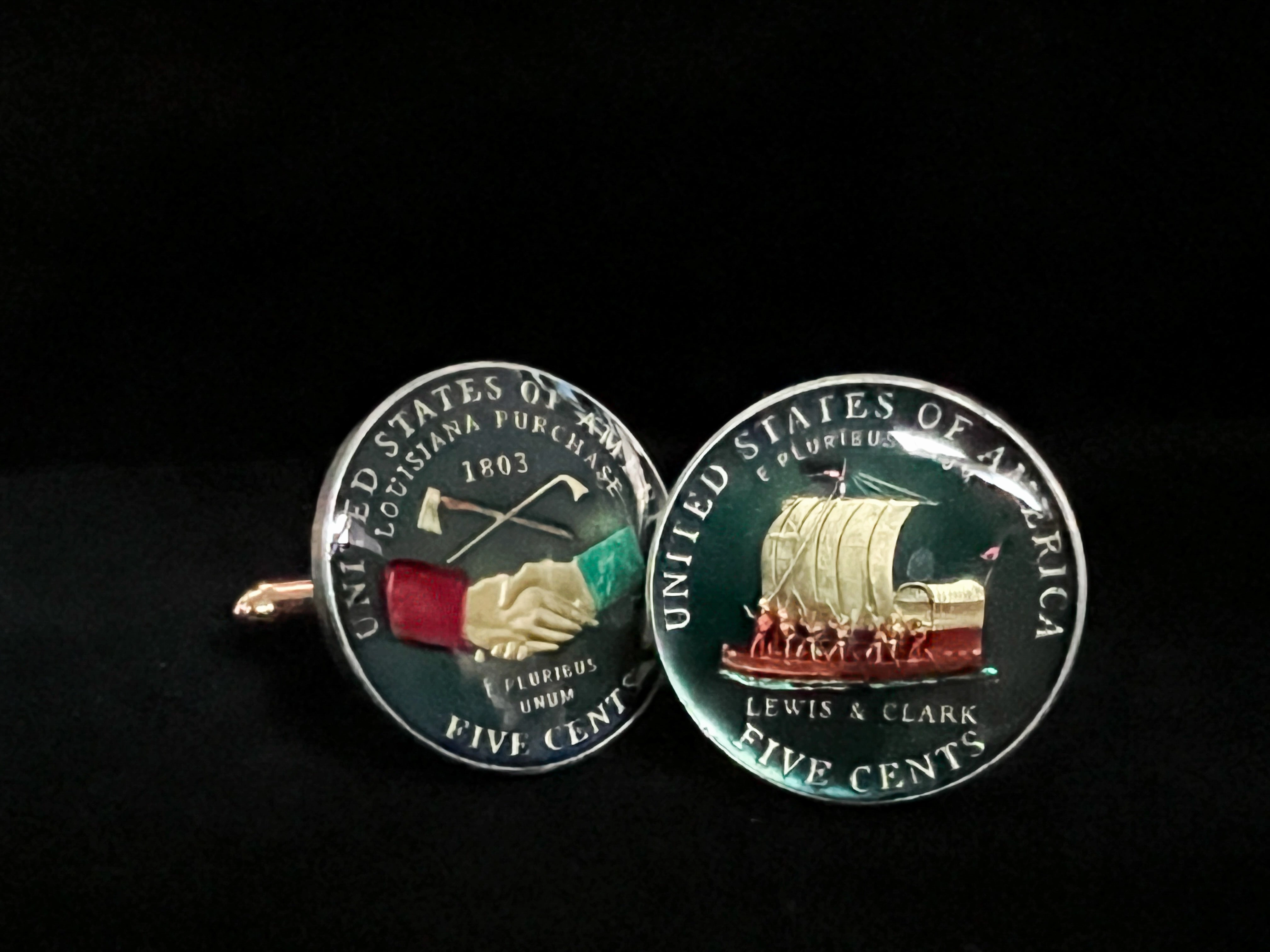 Historical Nickels<br>Coin Cufflink