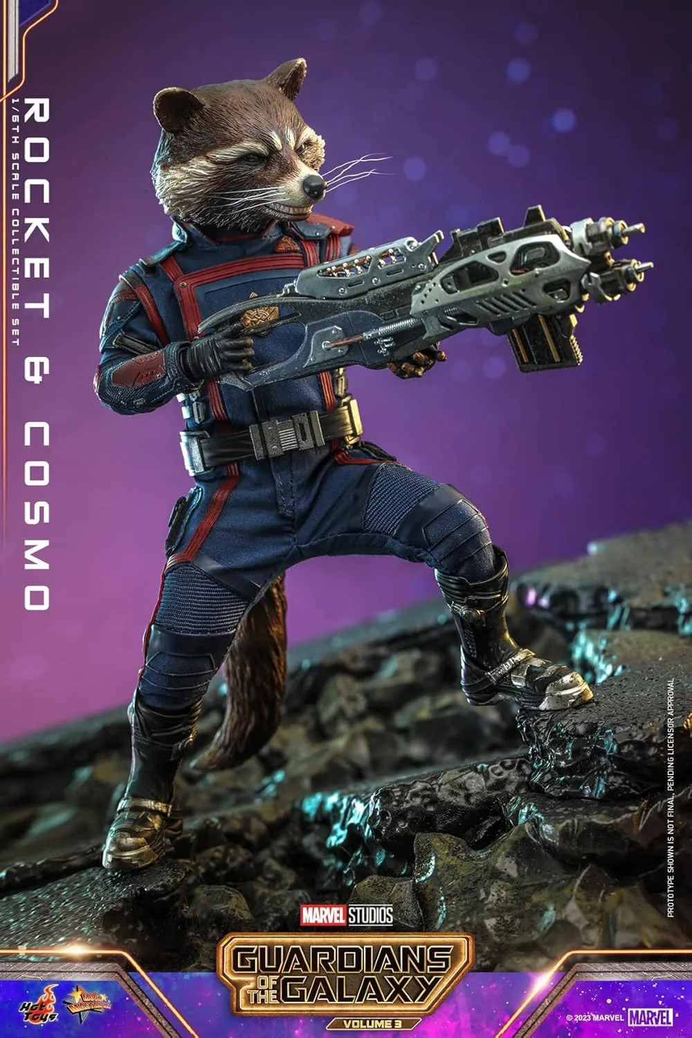 ホットトイズ(Hot Toys) Movie Masterpiece Guardians of The Galaxy: Volume 3 Rocket & Cosmo 1/6 Scale Figure