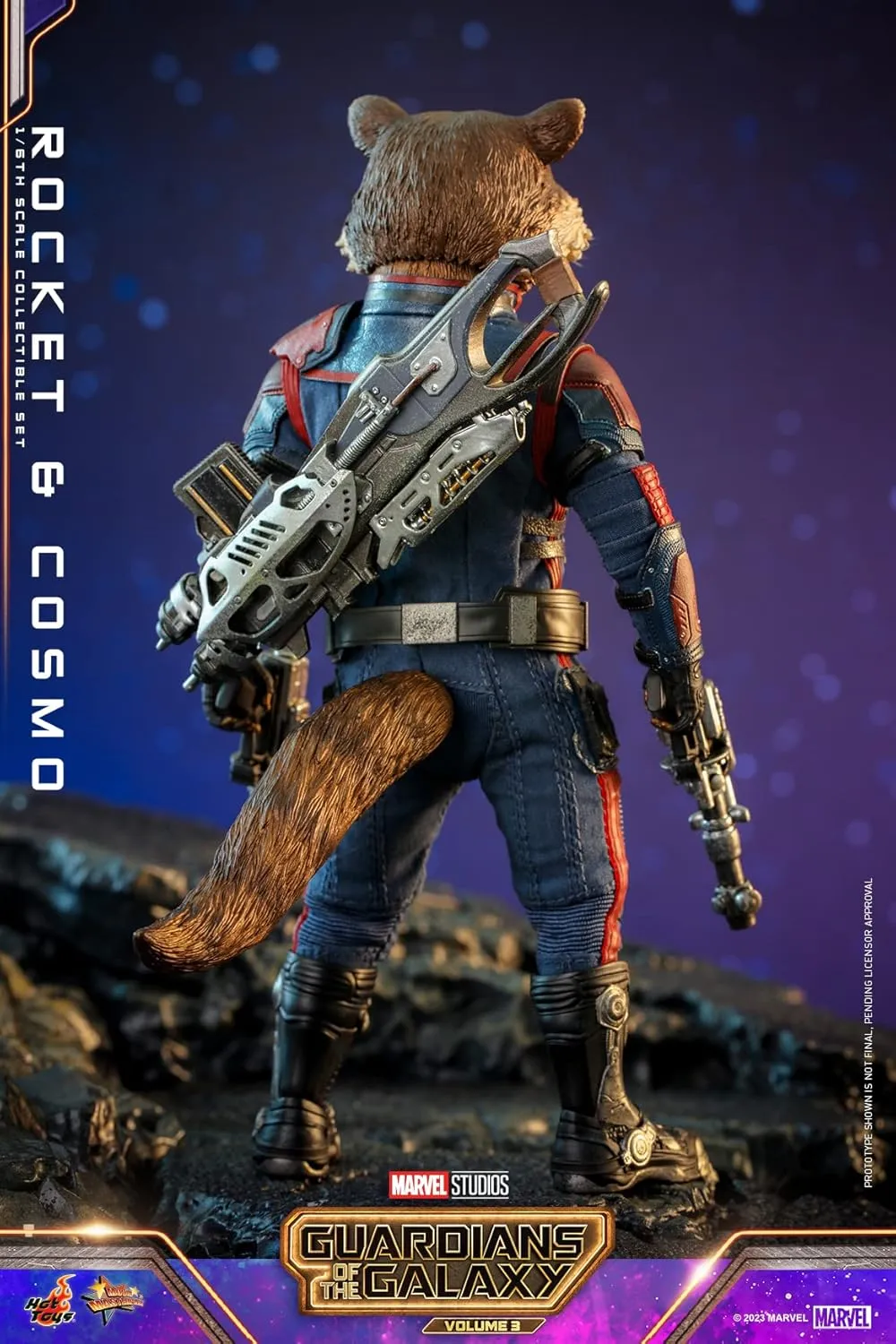 ホットトイズ(Hot Toys) Movie Masterpiece Guardians of The Galaxy: Volume 3 Rocket & Cosmo 1/6 Scale Figure