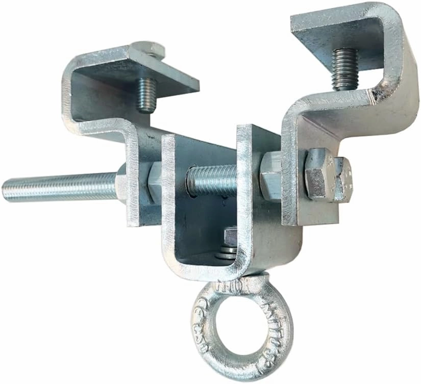 I Beam Clamp;Heavy Duty Steel Beam Clamp;750 LBS Load Rating