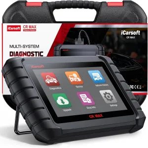 iCarsoft CR MAX 2025 Ver Bidirectional Scan Tool All System Diagnosis 49  Services 47  Special Functions Full Active Test OBD2 Scanner Diagnostic Tool Car Code Reader ECU Coding CAN FD Free Update
