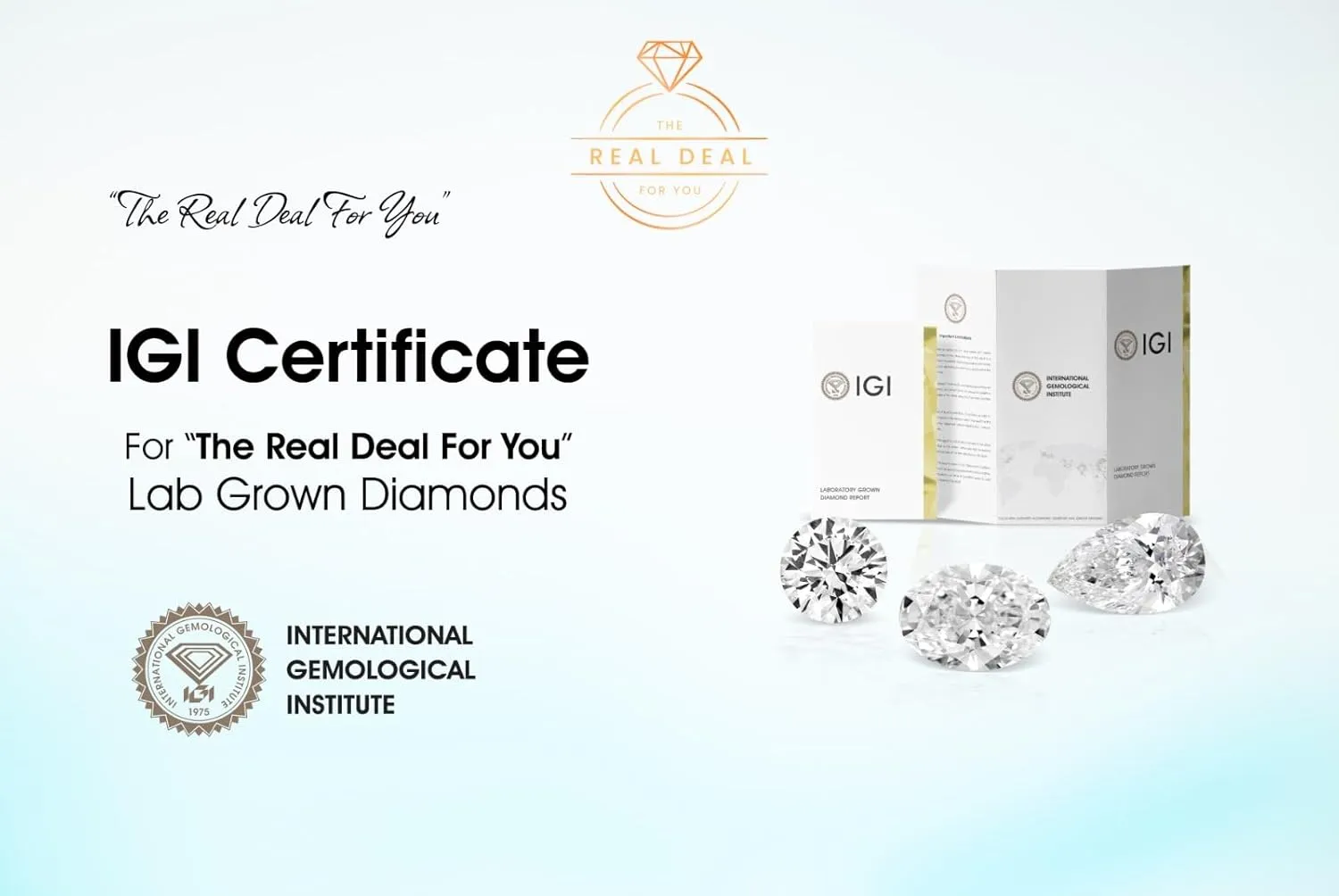 IGI Certified Lab Grown Loose Diamond, 1-10 CT TW (D-E Color, VVS-VS Clarity) for Making Precious Fine Jewelry