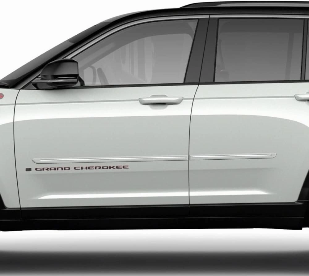 Inc. CF-GC22 Chromeline Body Side Molding Compatible with Jeep Grand Cherokee - Silver Zynith (PSE)