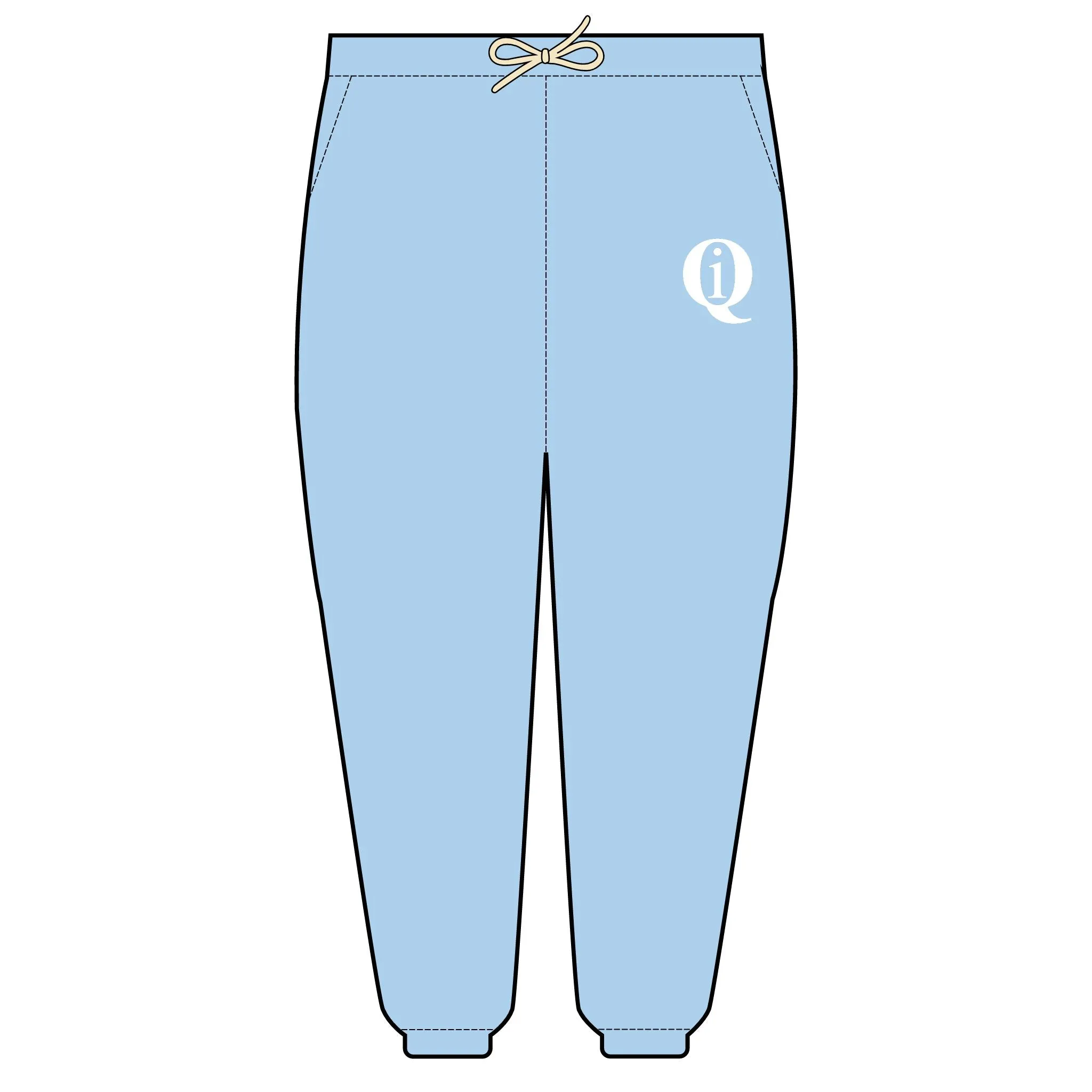 IQ Fashion |  Unisex Lightweight Fleece Sweatpants
