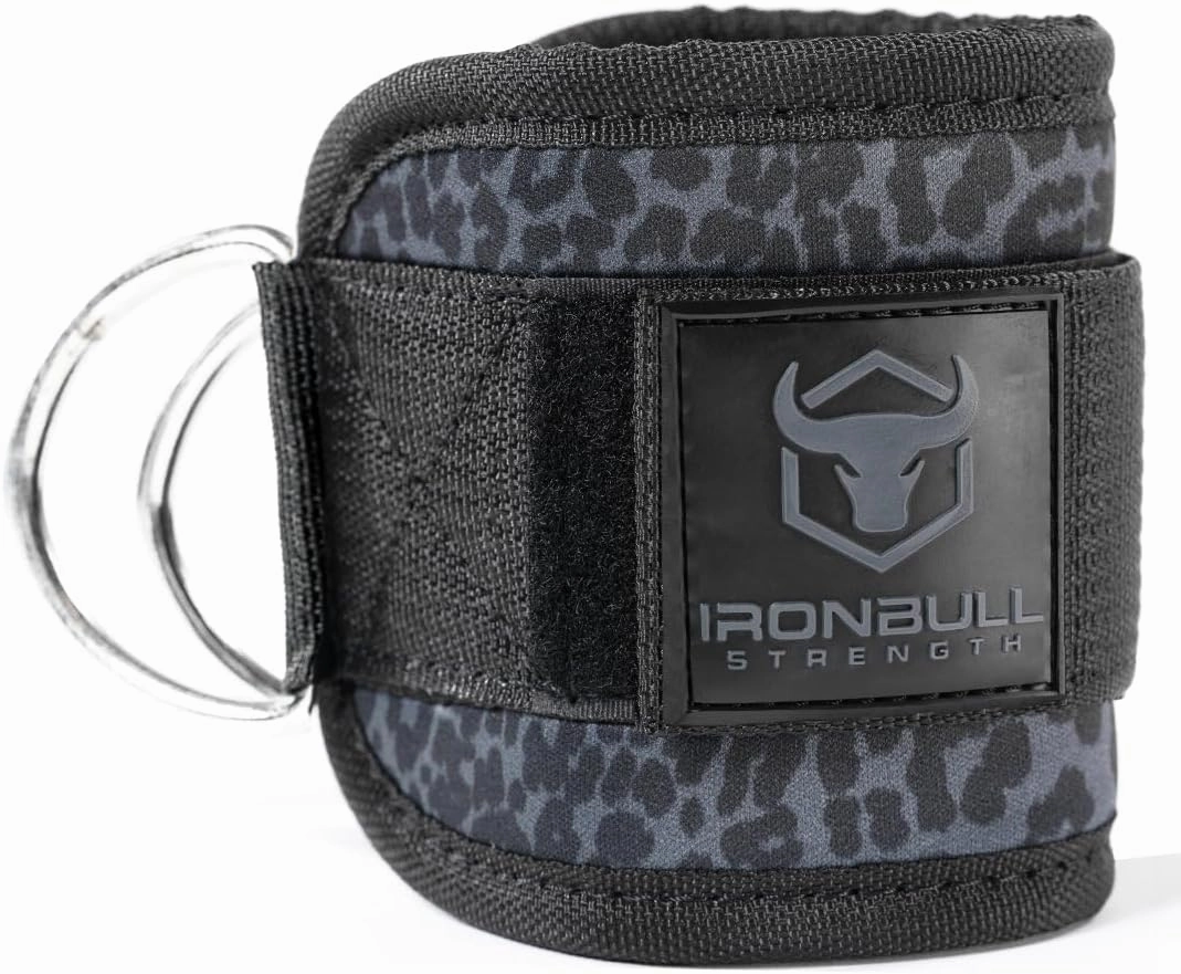 Iron Bull Strength Women's Ankle Strap for Cable Machines & Resistance Bands: Gym & Home Workout Cuff Attachment for Leg Extensions, Kickbacks, Hip Abductors - Booty Exercises