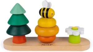 Janod - World Wildlife Federation Series – Wood Forest Stacking Toy – 11 Piece Set - Ages 12 Months  - J08635