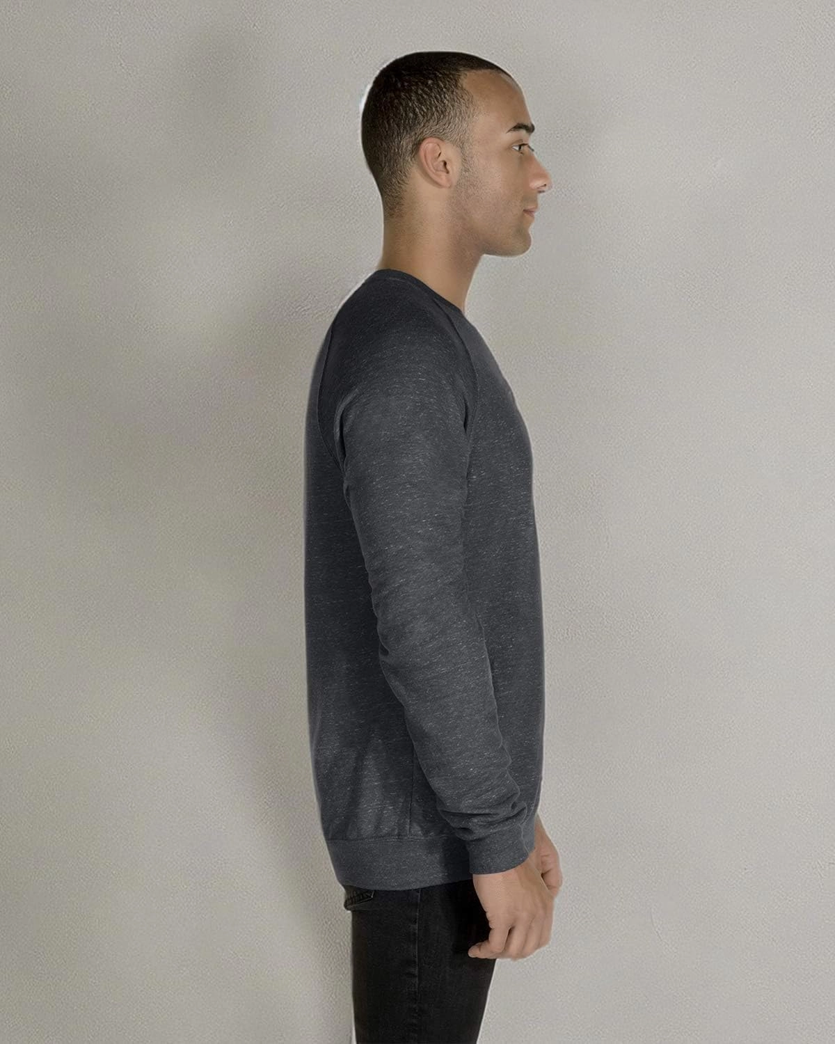 Jerzees - Snow Heather French Terry Crewneck Sweatshirt - 91MR