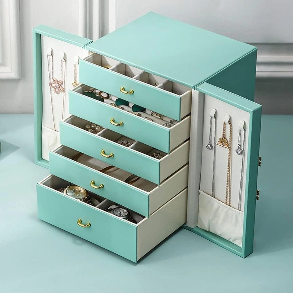 Jewellery Organiser Case Box Storage Earring Necklace