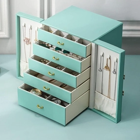 Jewellery Organiser Case Box Storage Earring Necklace
