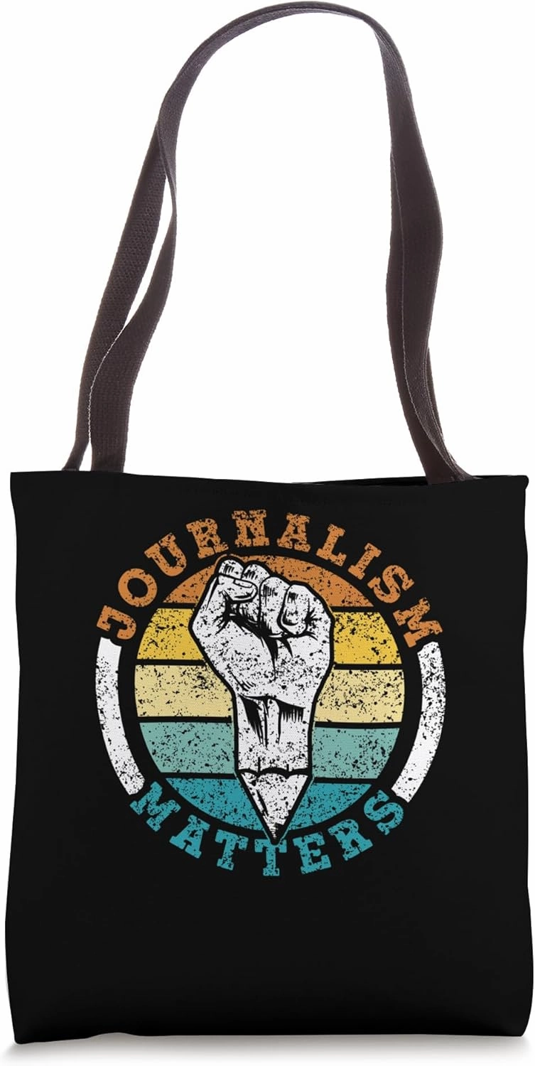 Journalism Matters Reporter Press Job Journalist Tote Bag