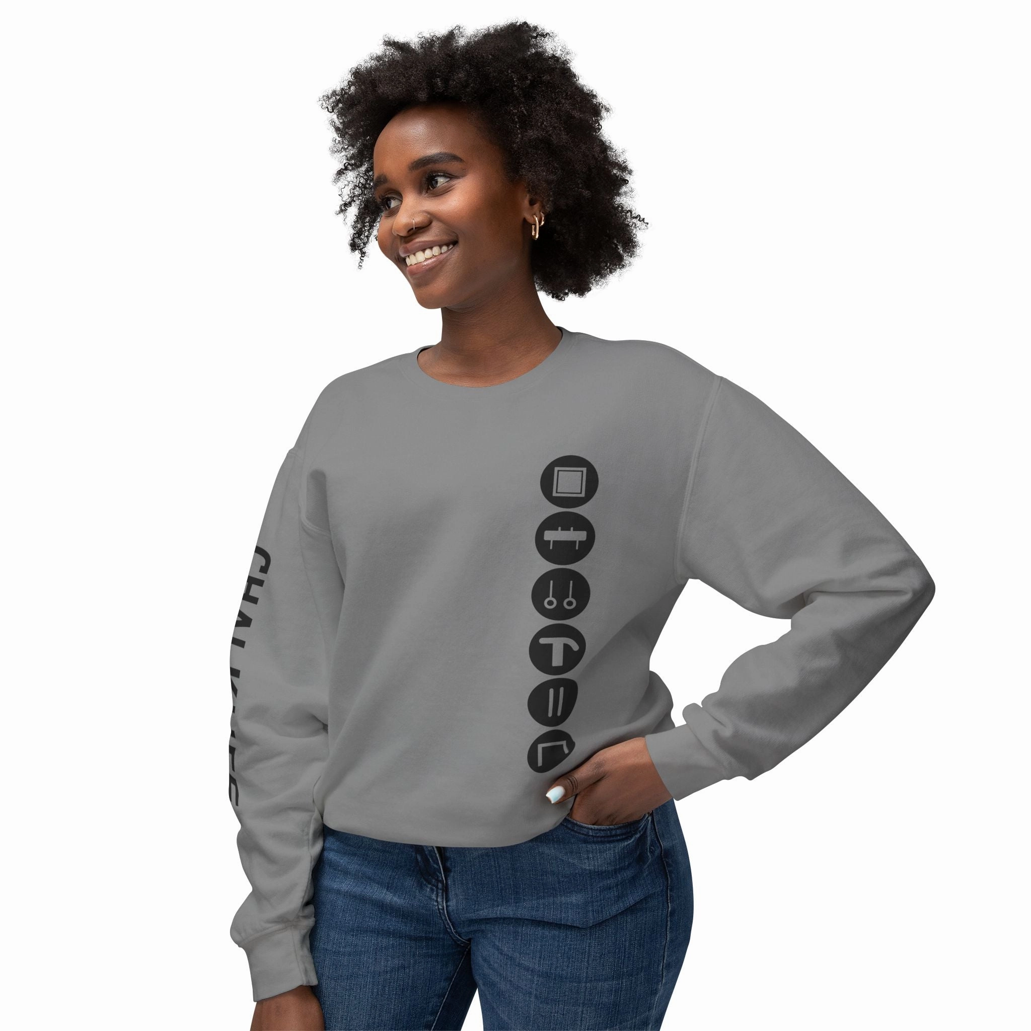 JustJules - Men's Gymnastics Icon - Lightweight Crewneck Sweatshirt