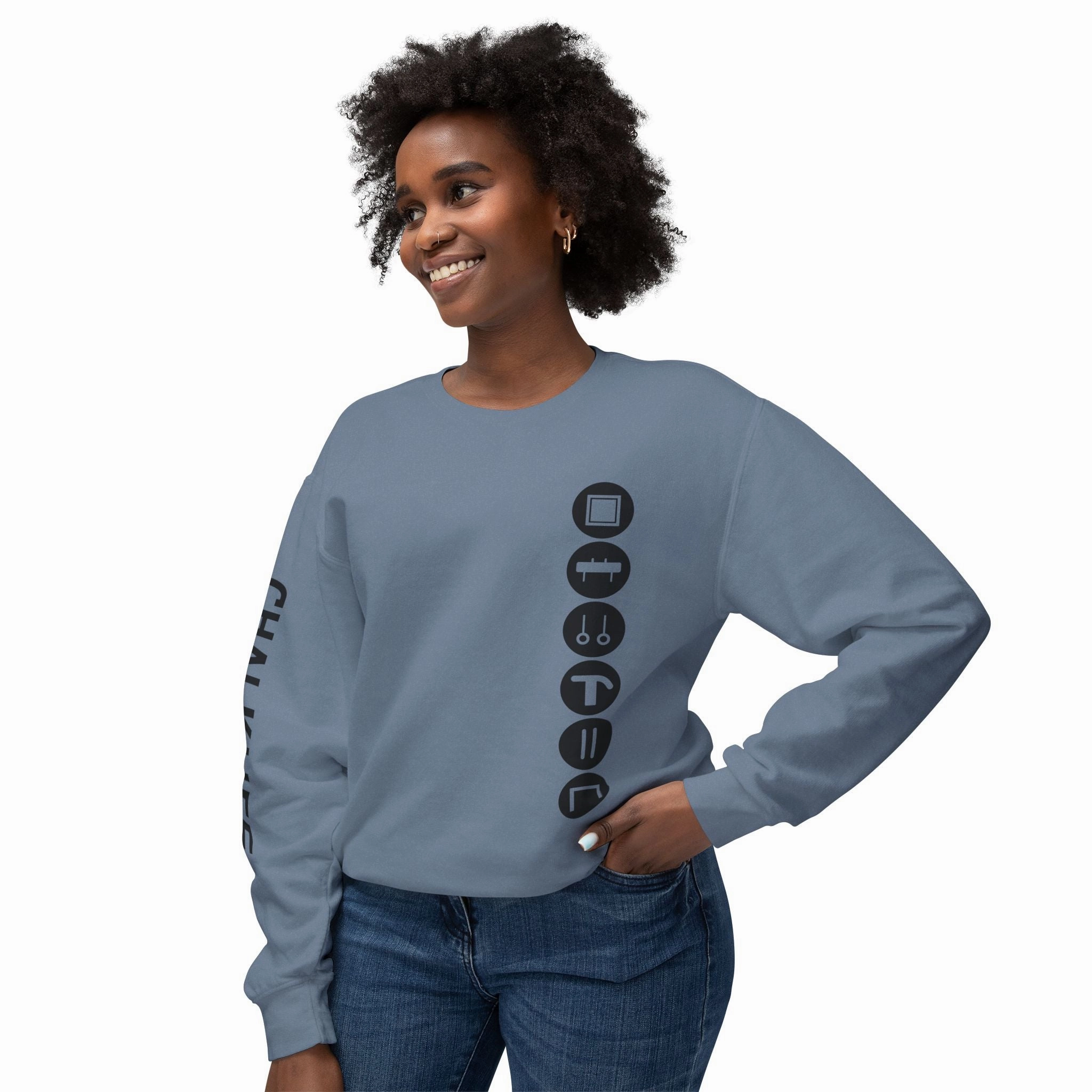 JustJules - Men's Gymnastics Icon - Lightweight Crewneck Sweatshirt
