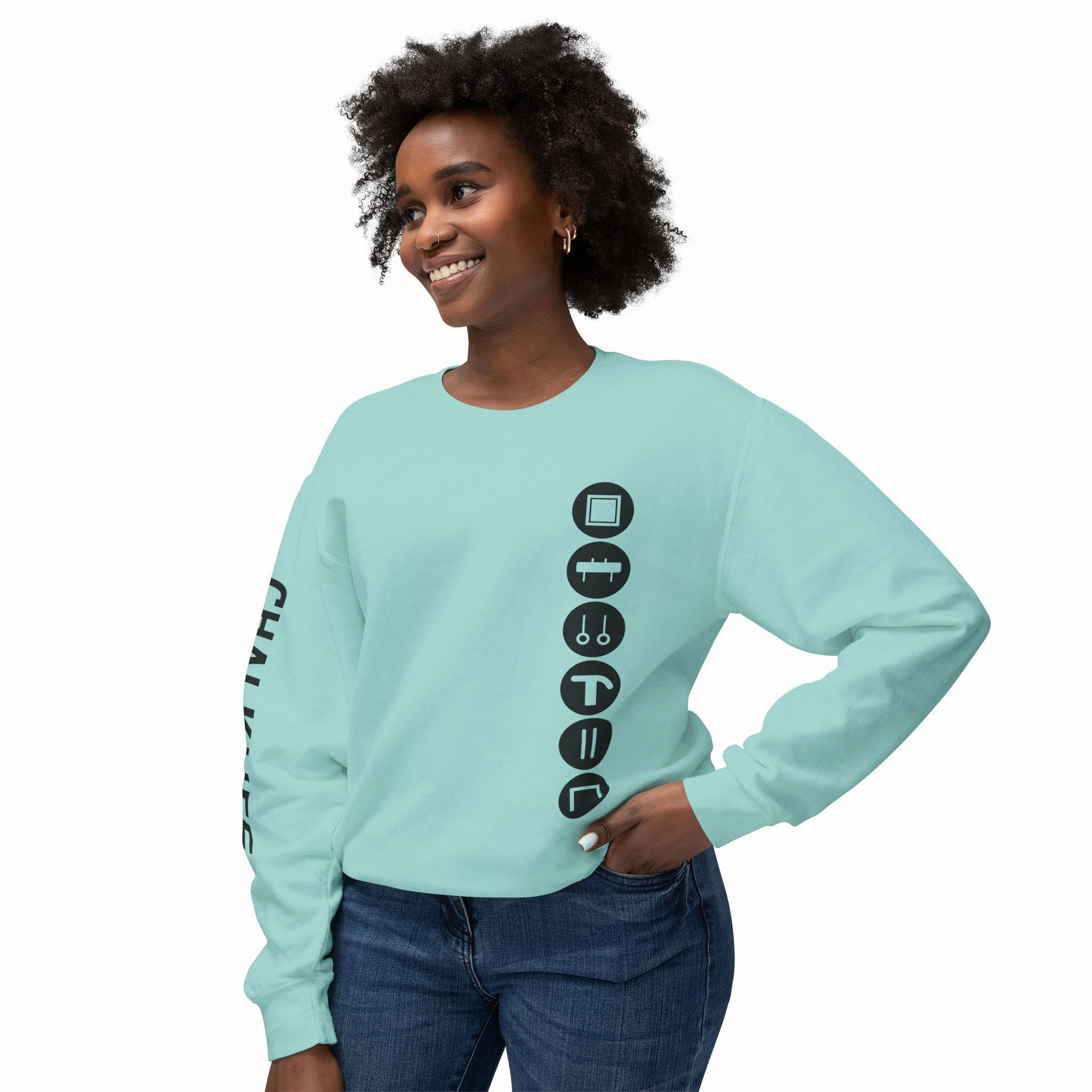 JustJules - Men's Gymnastics Icon - Lightweight Crewneck Sweatshirt