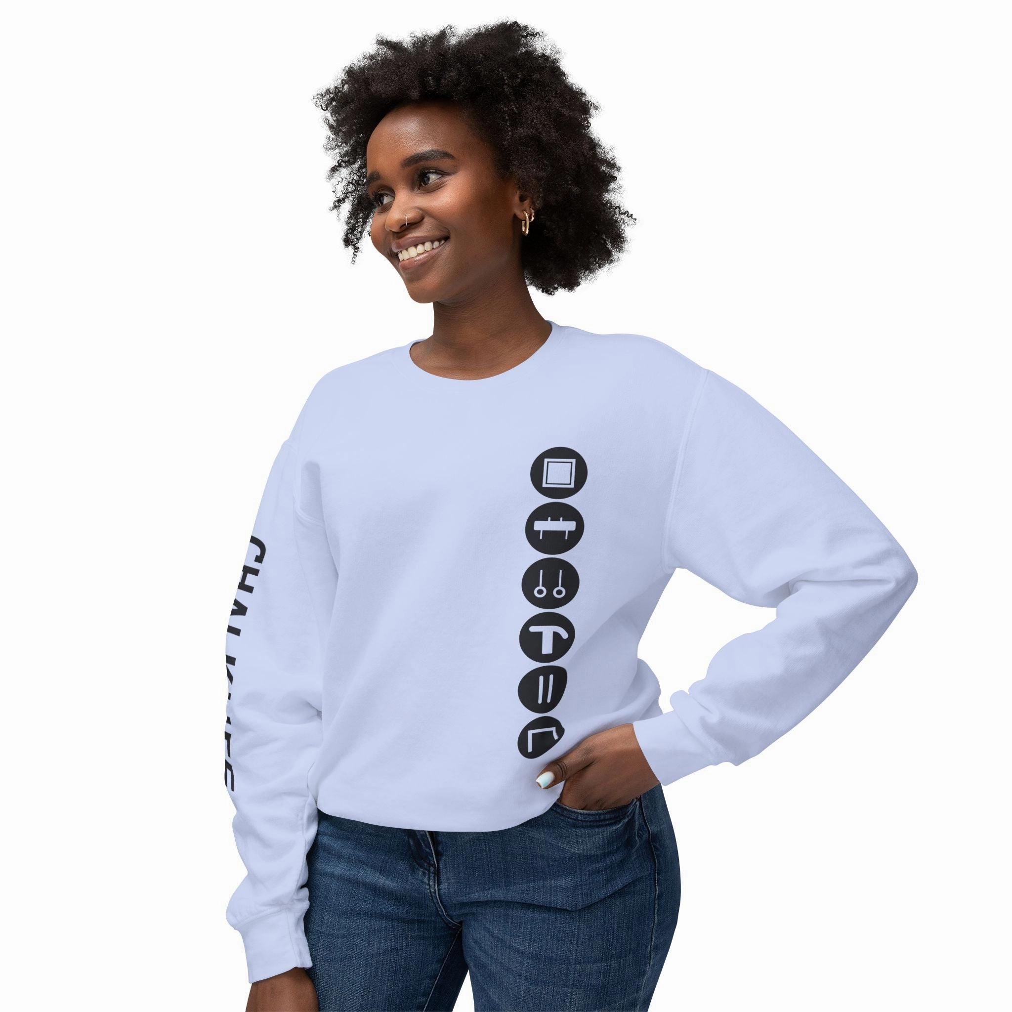 JustJules - Men's Gymnastics Icon - Lightweight Crewneck Sweatshirt