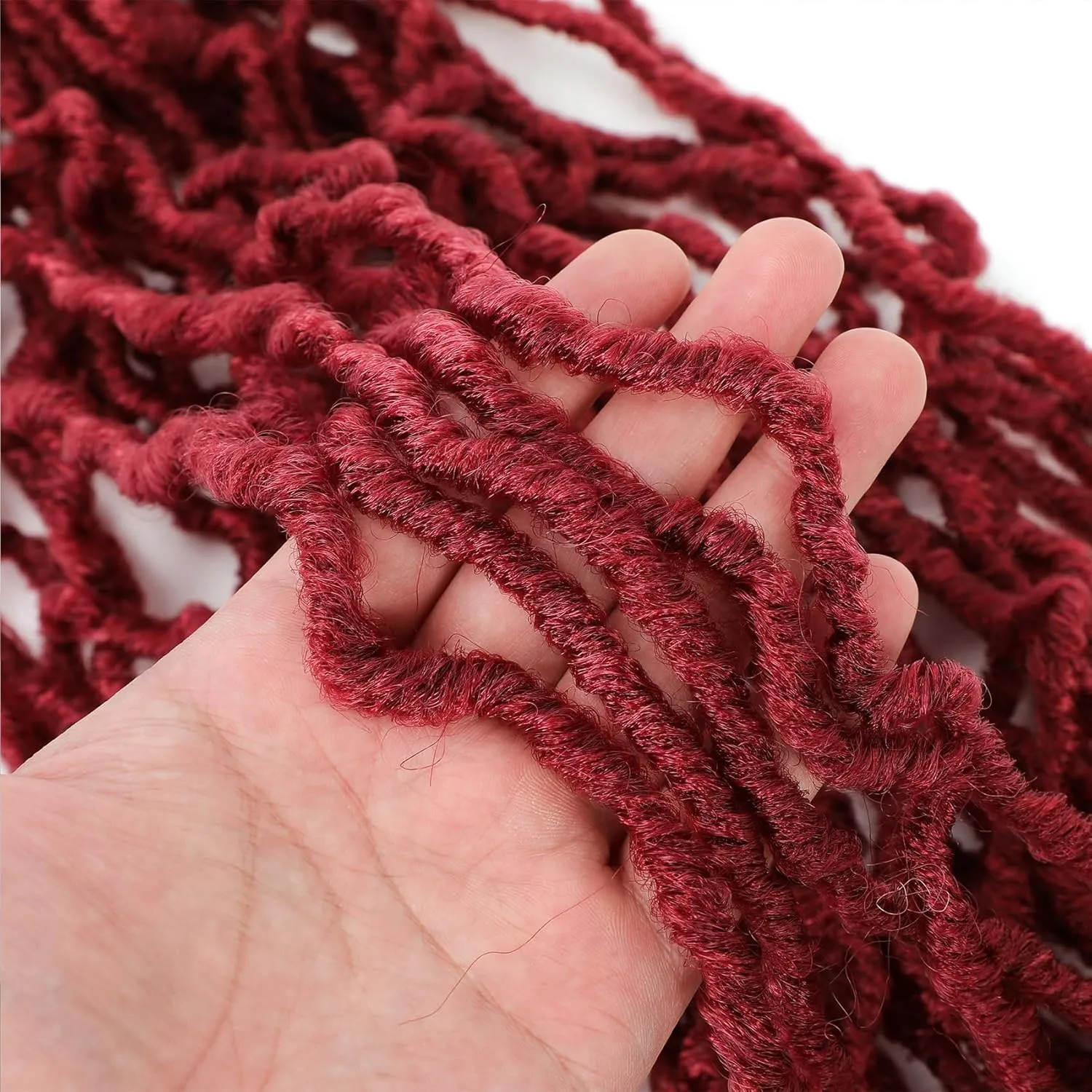 Karida Faux Locs Crochet Hair 30 Inch, 7 Packs Soft Locs Crochet Hair For Black Women Pre Looped, Crochet Locs Long Soft Locs Crochet Hair (BUG#, 30 Inch (Pack of 7))