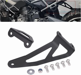 KEXINDIANZ Compatible With CFMOTO 450MT Rear Footrest Blanking Plate Compatible With CF-MOTO IBEX 450 MT MT450 Motorcycle Foot Peg Removes Exhaust Hanger Bracket