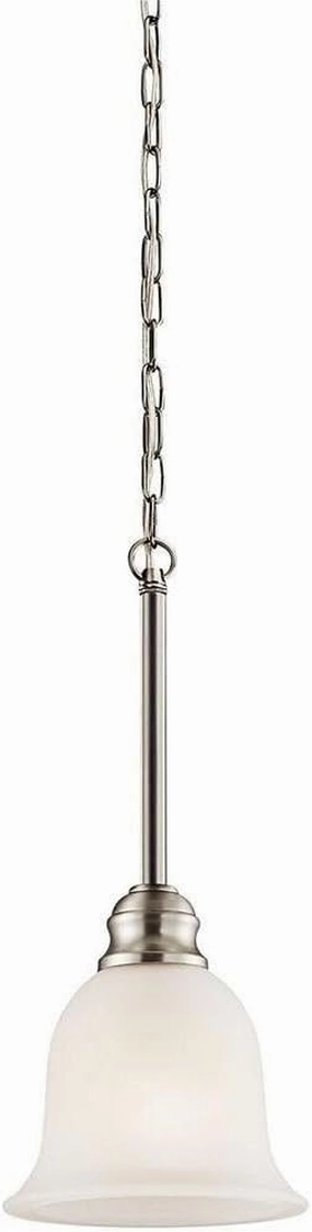Kichler 42901NIL18 Transitional LED Mini Pendant from Tanglewood Collection in Pewter, Silver Finish, Brushed Nickel