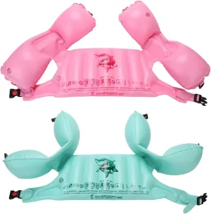 Kids Deluxe Life Jacket Swim Trainers Arm Bands Rings Floats and Swim Vest for Children (3-6 Years)