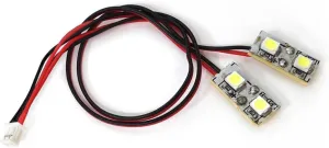 KingVal Replacement Front Light Bar RC Spare Parts Compatible with JJRC Q117-A Q117-B RC Car