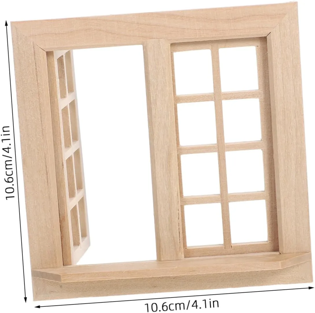 Kisangel 4pcs Scale Dollhouse Craft for Mini Garden and Home Decoration