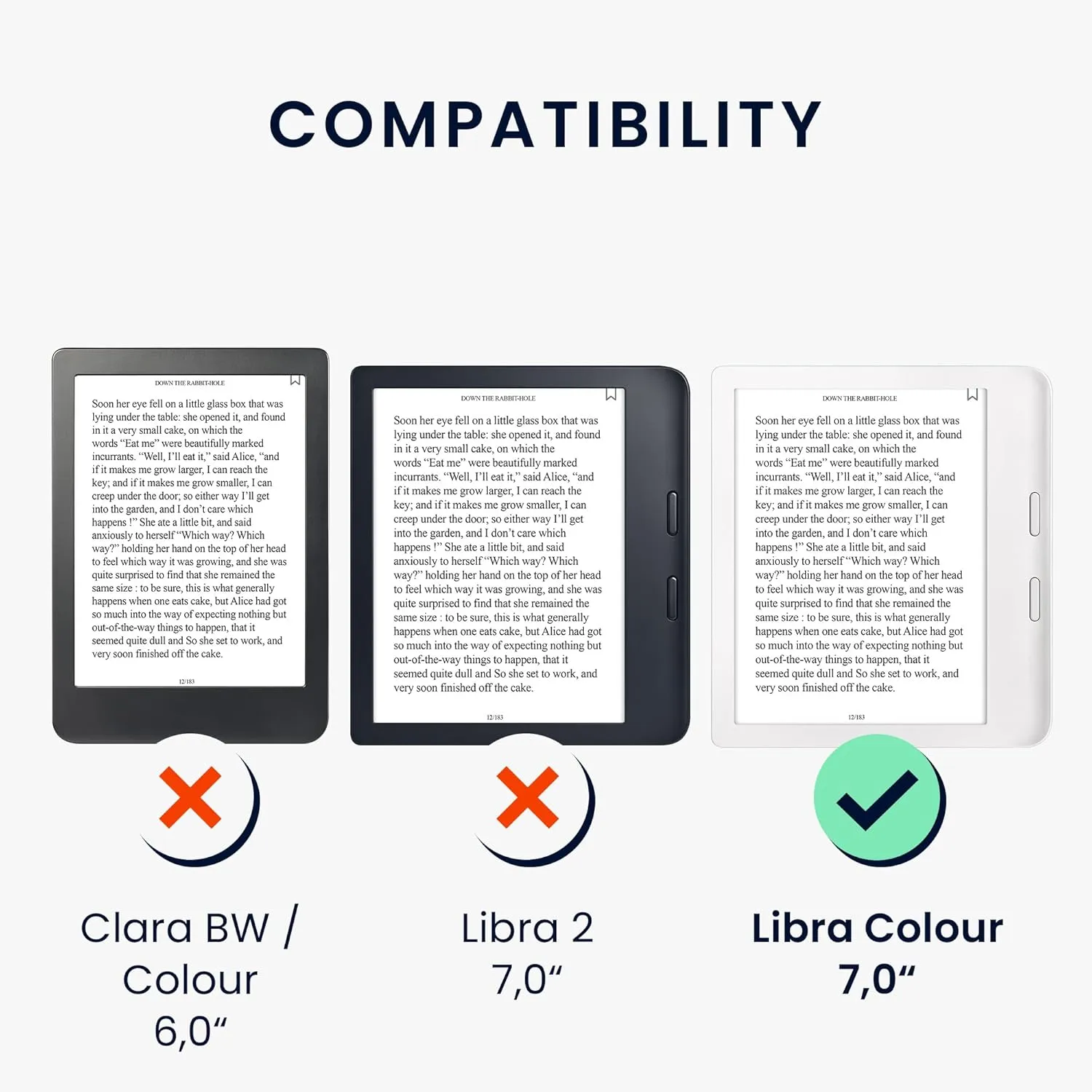 kwmobile Origami Case Compatible with Kobo Libra Colour Case - Slim PU Leather Cover with Stand - Petrol
