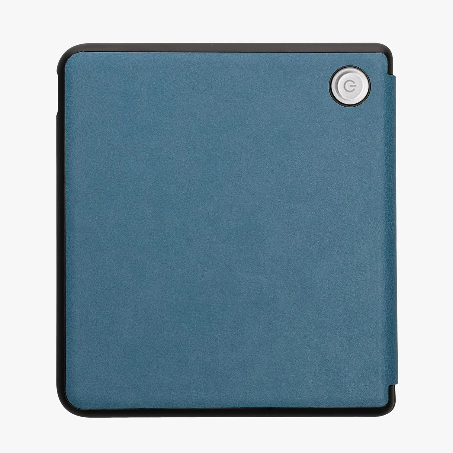 kwmobile Origami Case Compatible with Kobo Libra Colour Case - Slim PU Leather Cover with Stand - Petrol