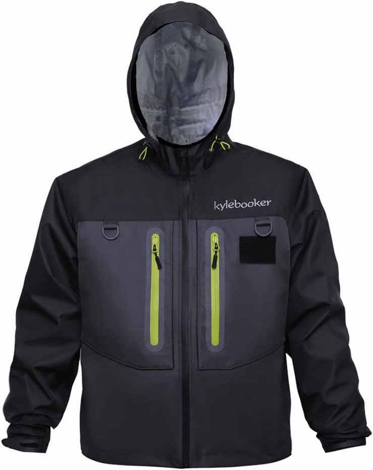 Kylebooker Fly Fishing Wading Jacket Outdoor Activities Waterproof Wader Jackets for Men and Women