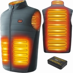 LABEWVI Heated Vest for Men Women with Battery Pack 7.4V 25000mAh, Rechargeable Heating Electric Lightweight Vest