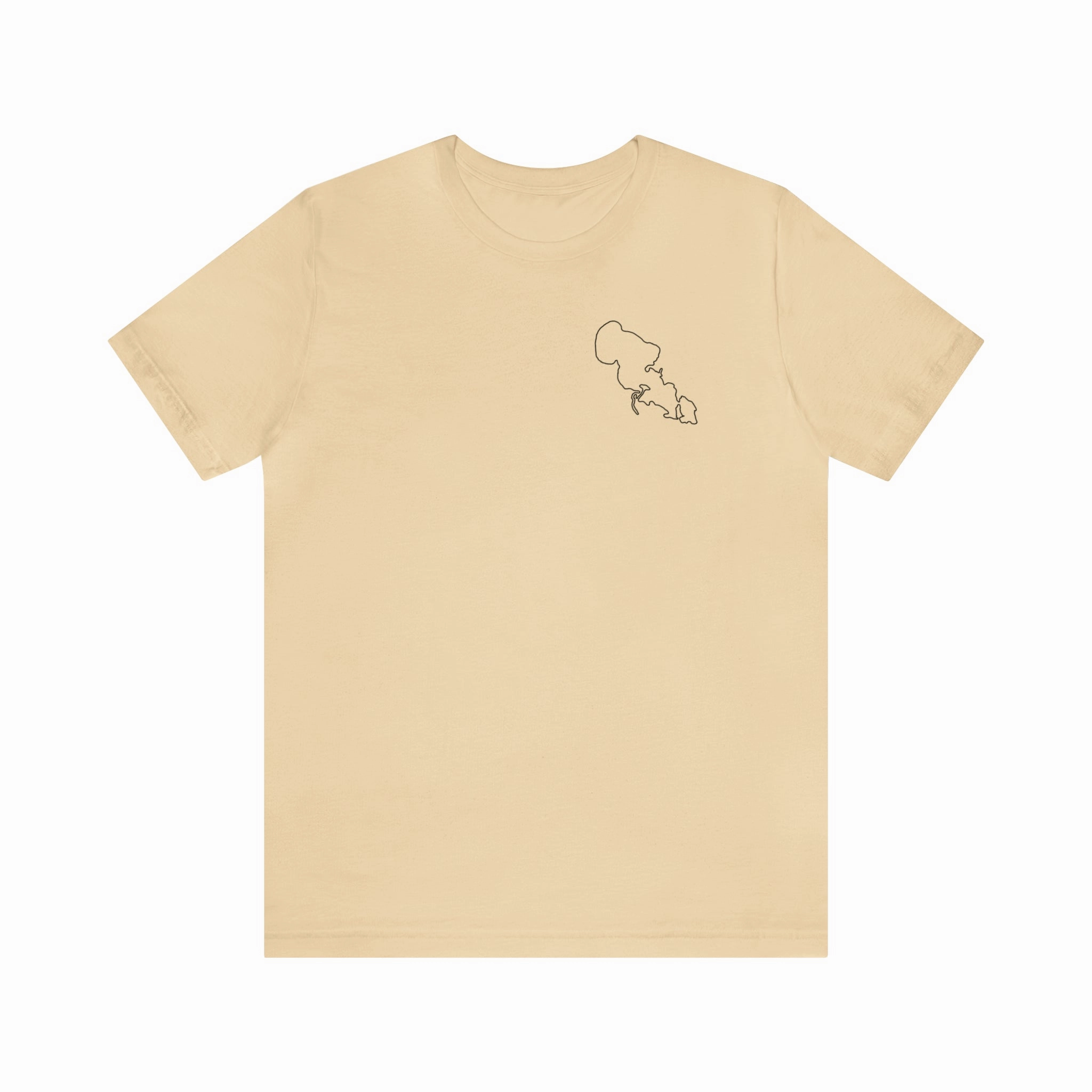 Lac LaBelle, Sailing - Unisex Lightweight Short Sleeve Tee