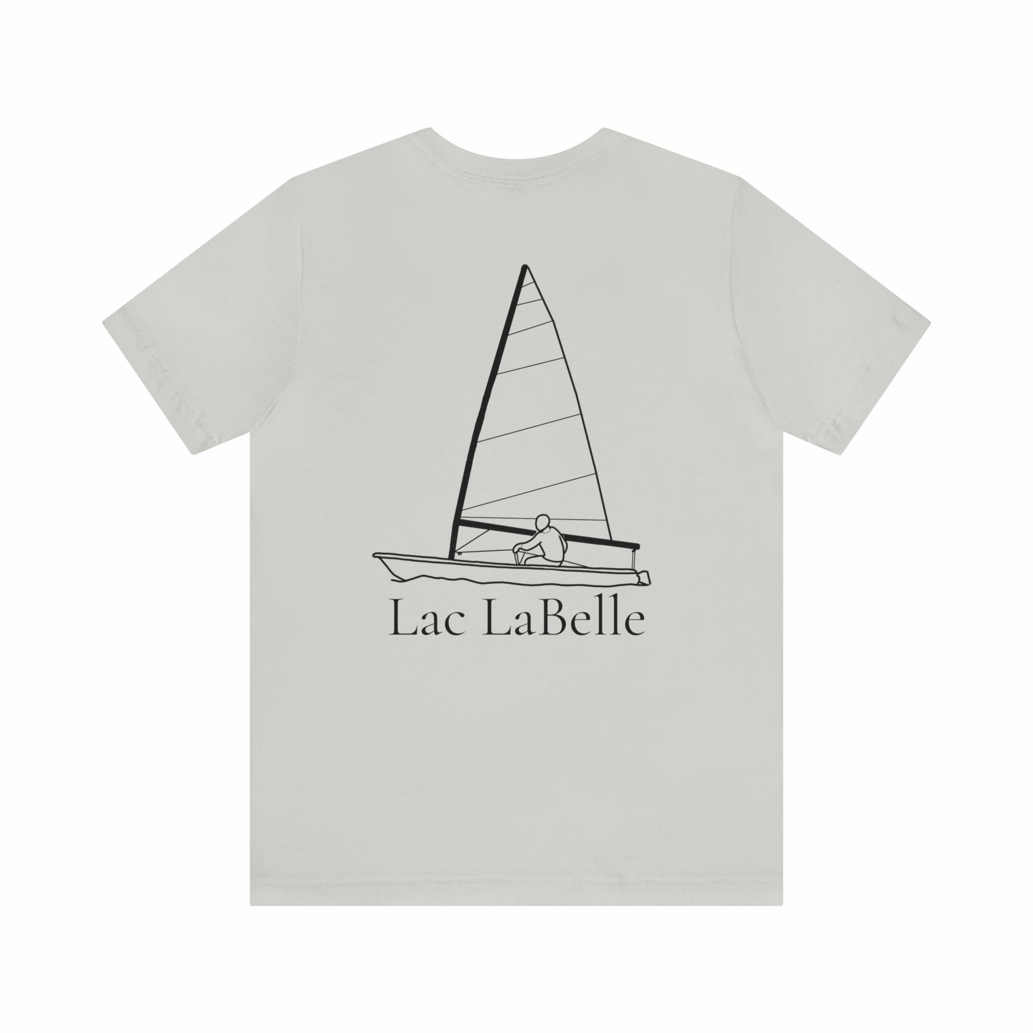 Lac LaBelle, Sailing - Unisex Lightweight Short Sleeve Tee