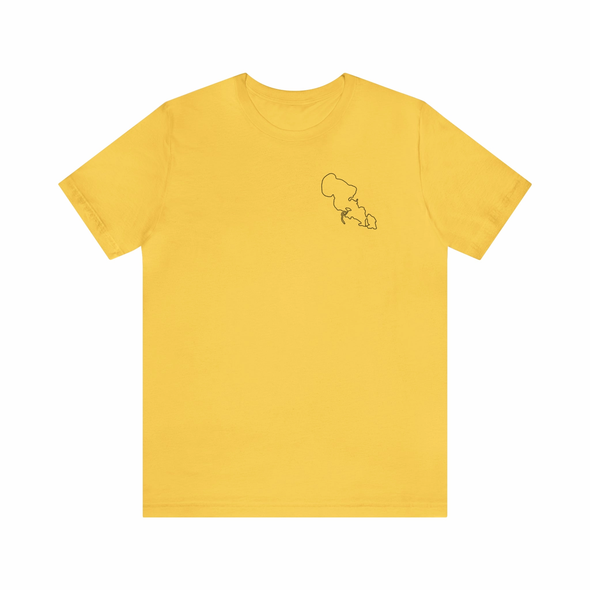 Lac LaBelle, Sailing - Unisex Lightweight Short Sleeve Tee