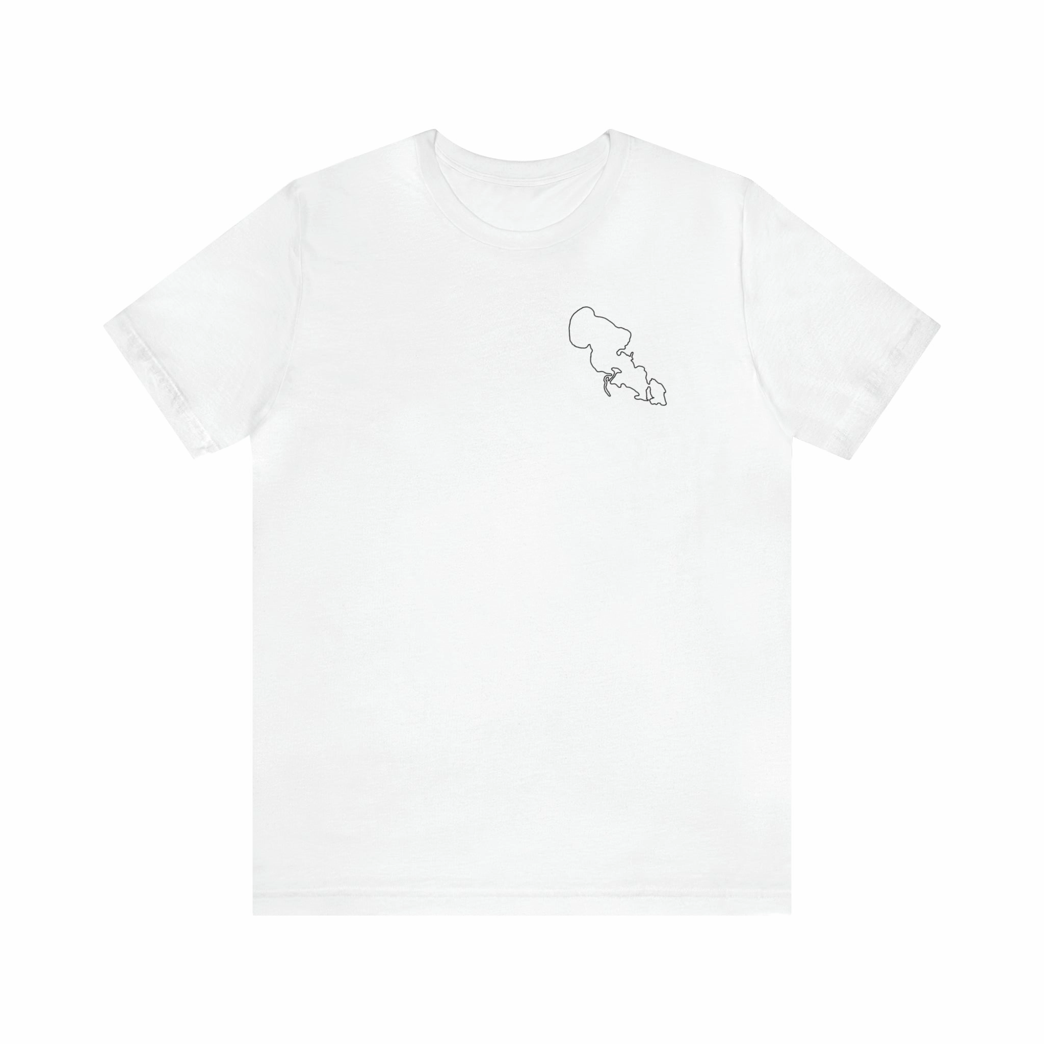Lac LaBelle, Sailing - Unisex Lightweight Short Sleeve Tee