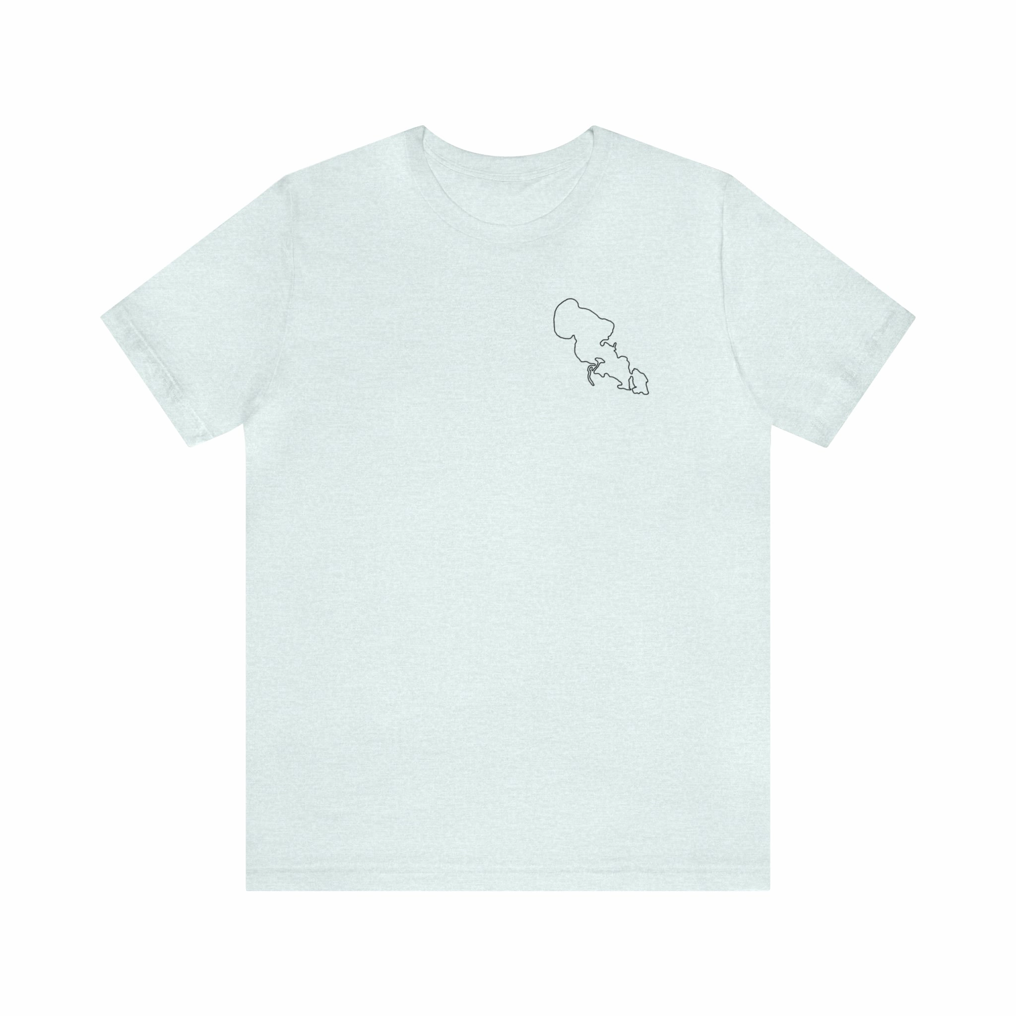 Lac LaBelle, Sailing - Unisex Lightweight Short Sleeve Tee