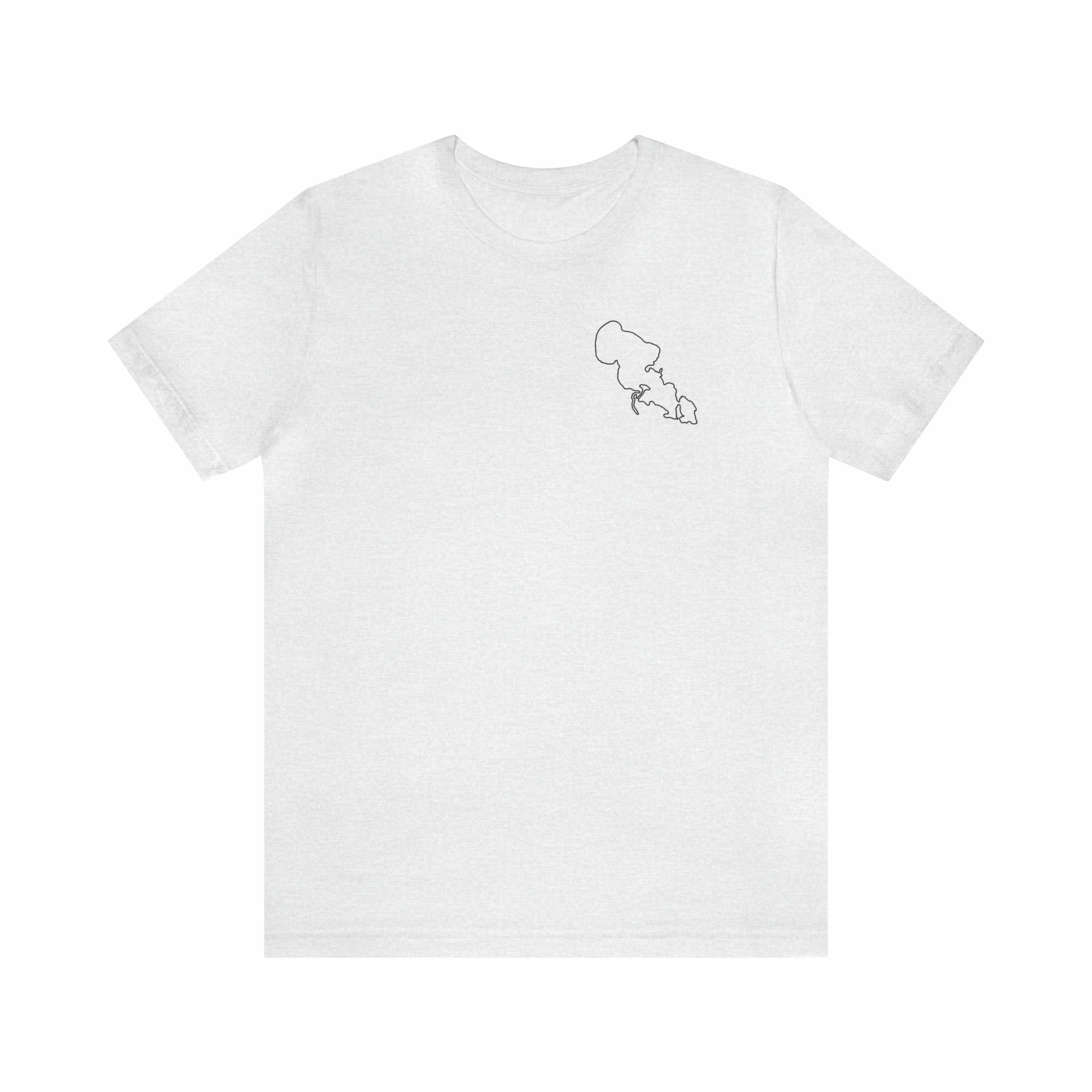 Lac LaBelle, Sailing - Unisex Lightweight Short Sleeve Tee