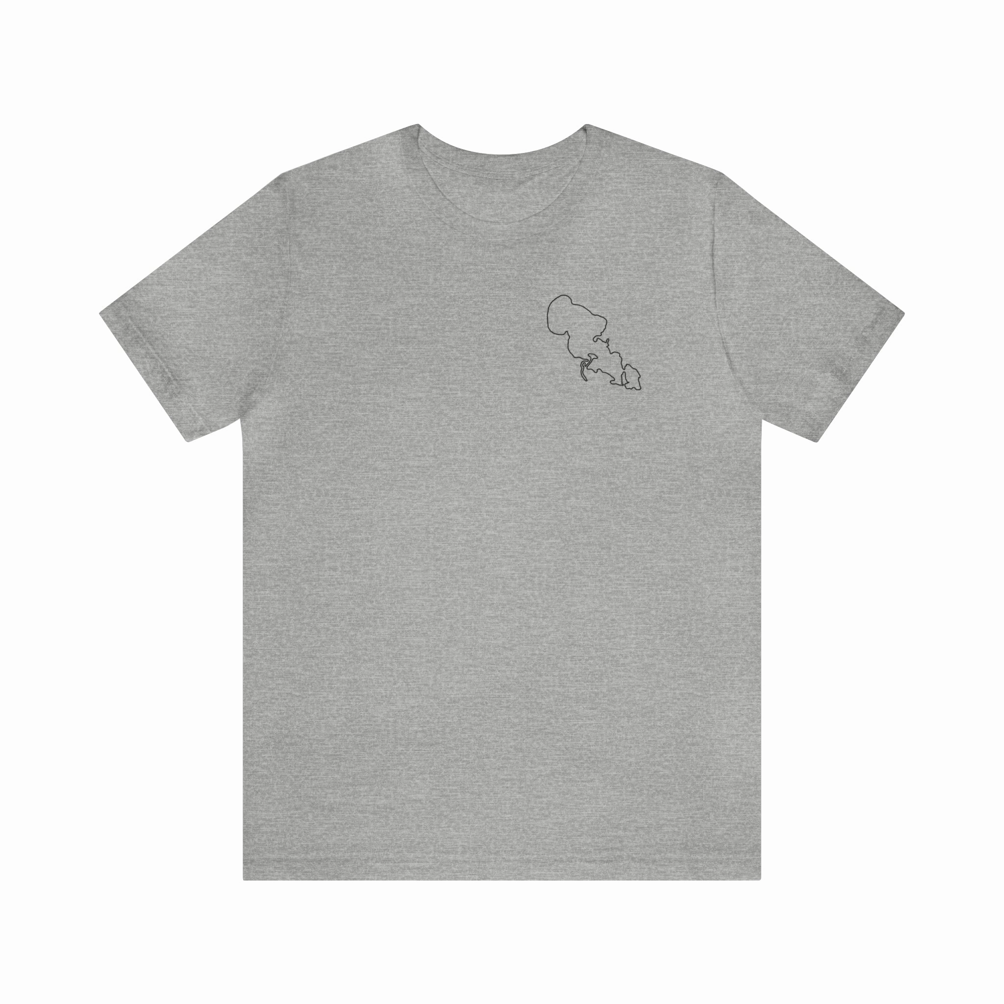 Lac LaBelle, Sailing - Unisex Lightweight Short Sleeve Tee
