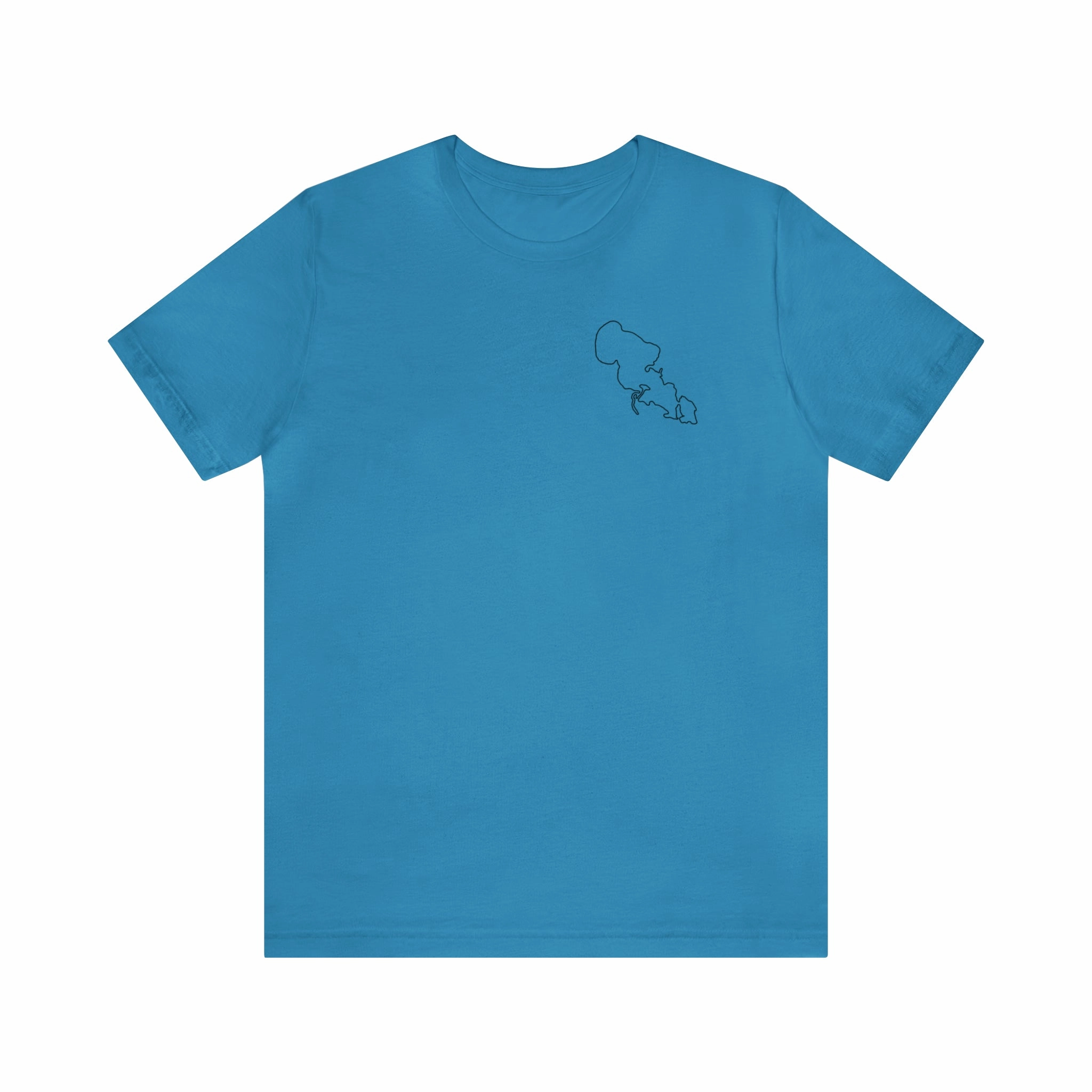 Lac LaBelle, Sailing - Unisex Lightweight Short Sleeve Tee