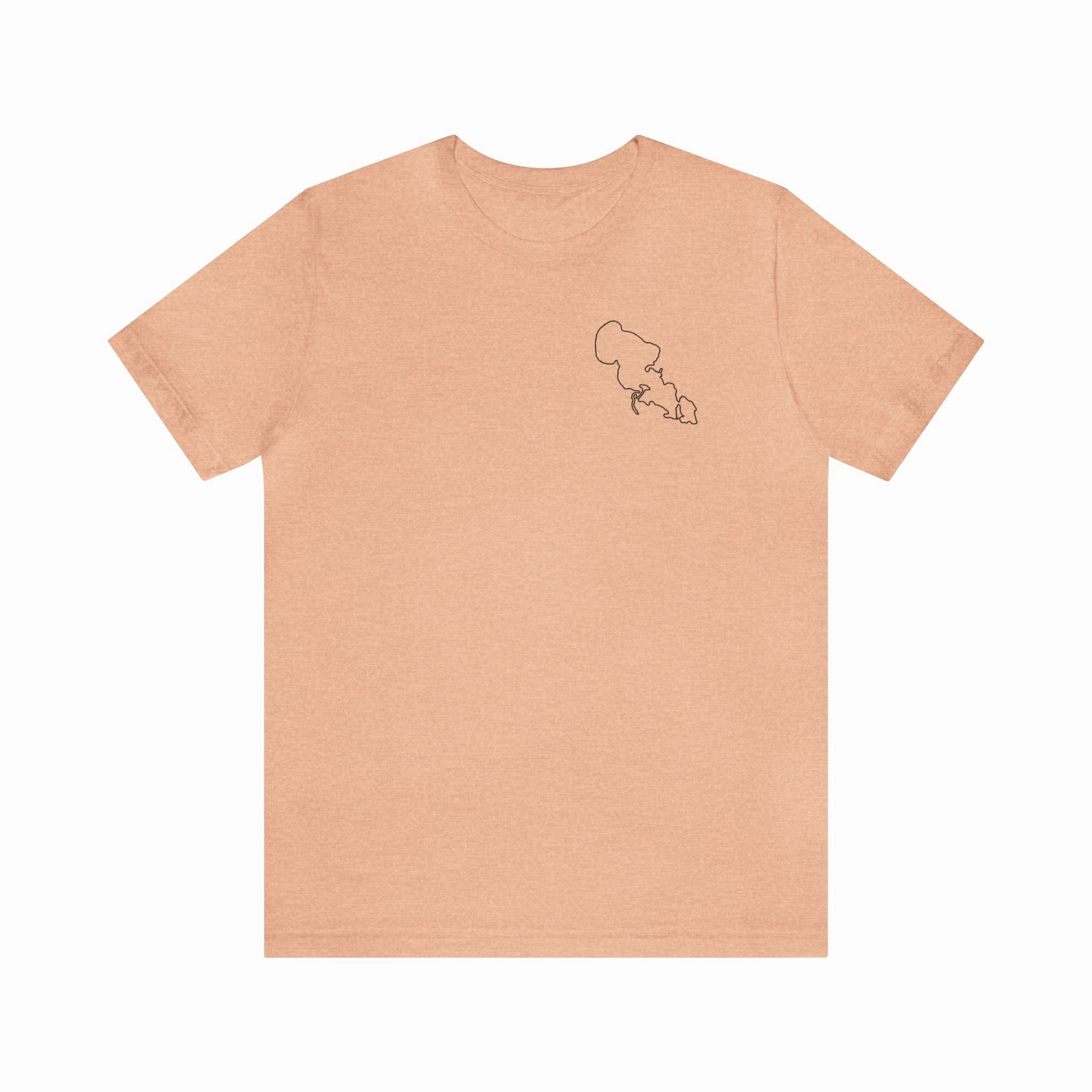 Lac LaBelle, Sailing - Unisex Lightweight Short Sleeve Tee