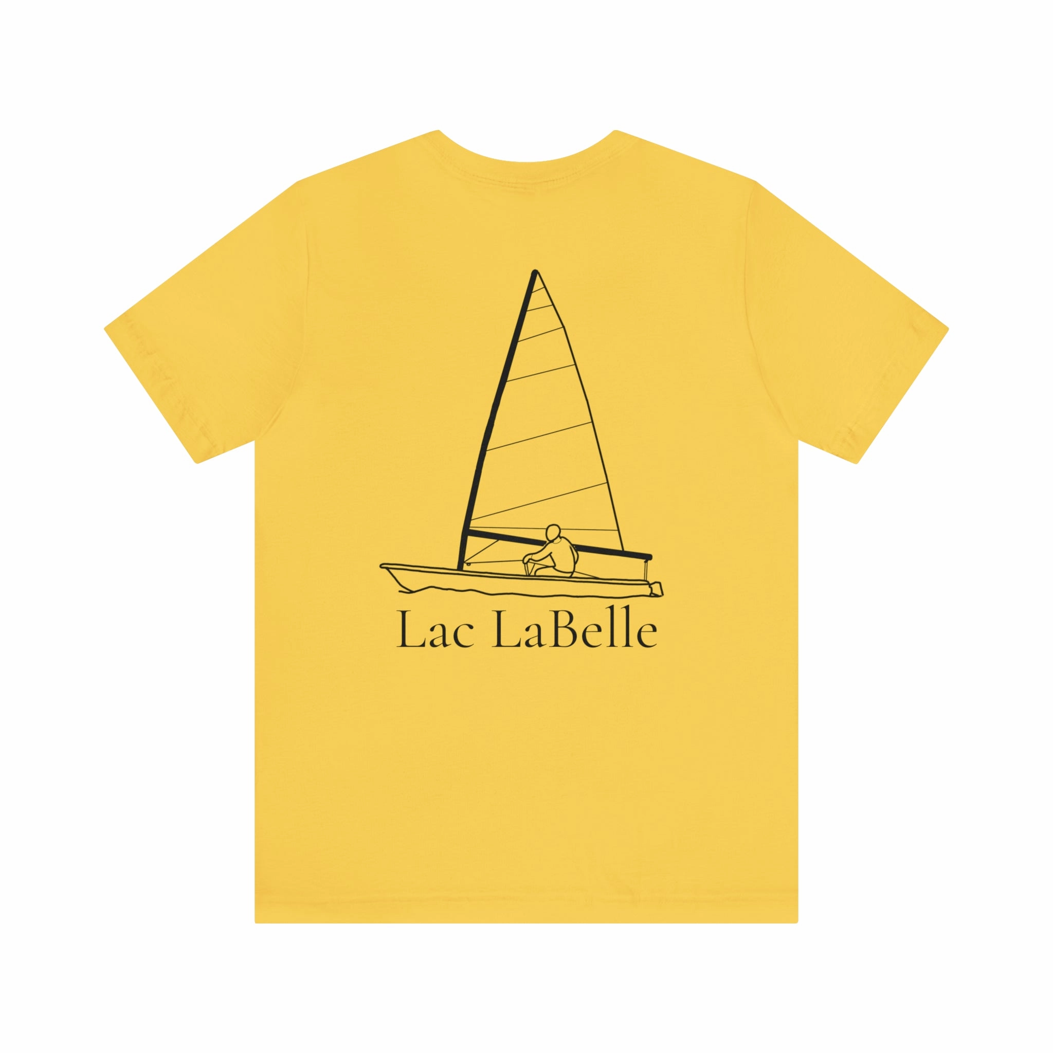 Lac LaBelle, Sailing - Unisex Lightweight Short Sleeve Tee