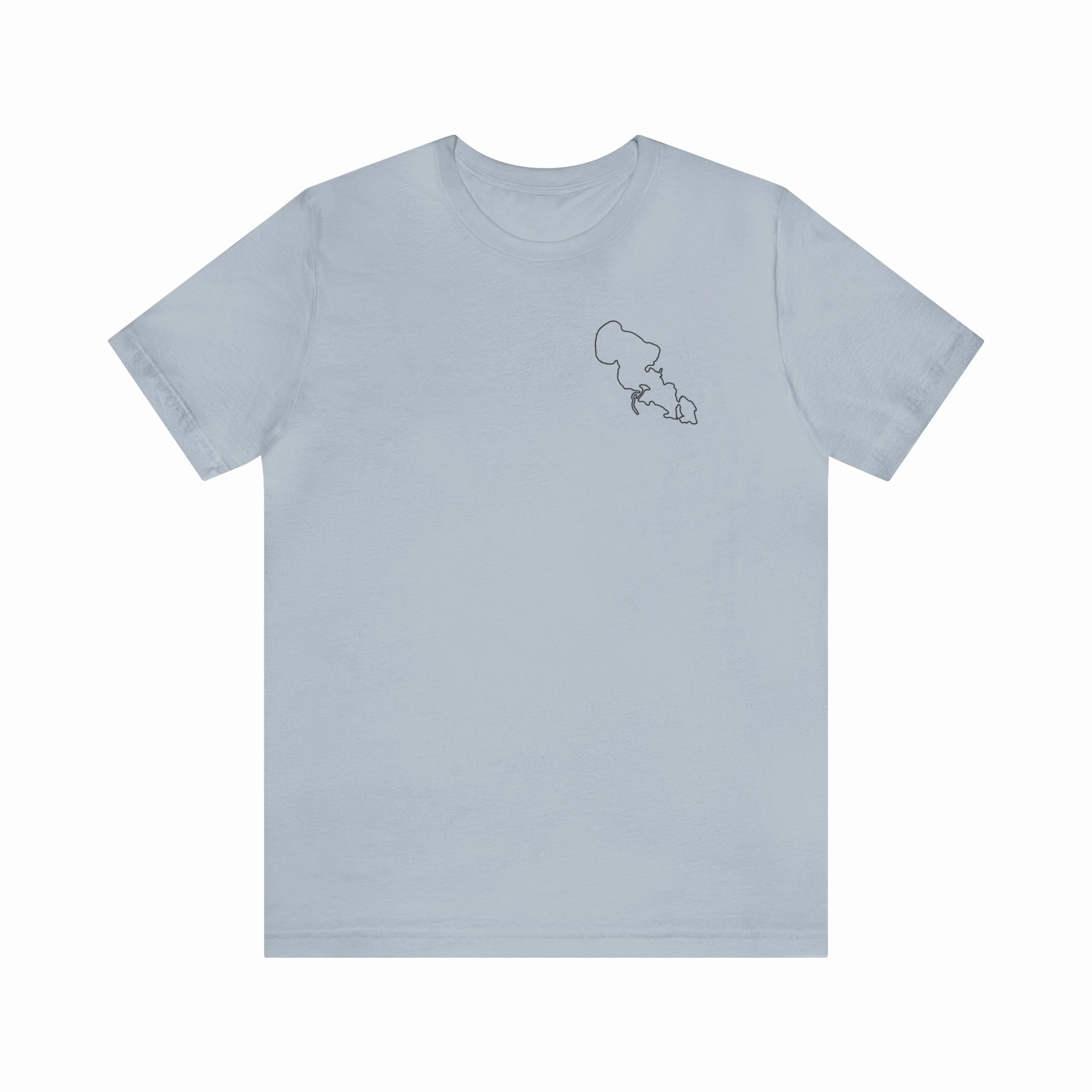 Lac LaBelle, Sailing - Unisex Lightweight Short Sleeve Tee