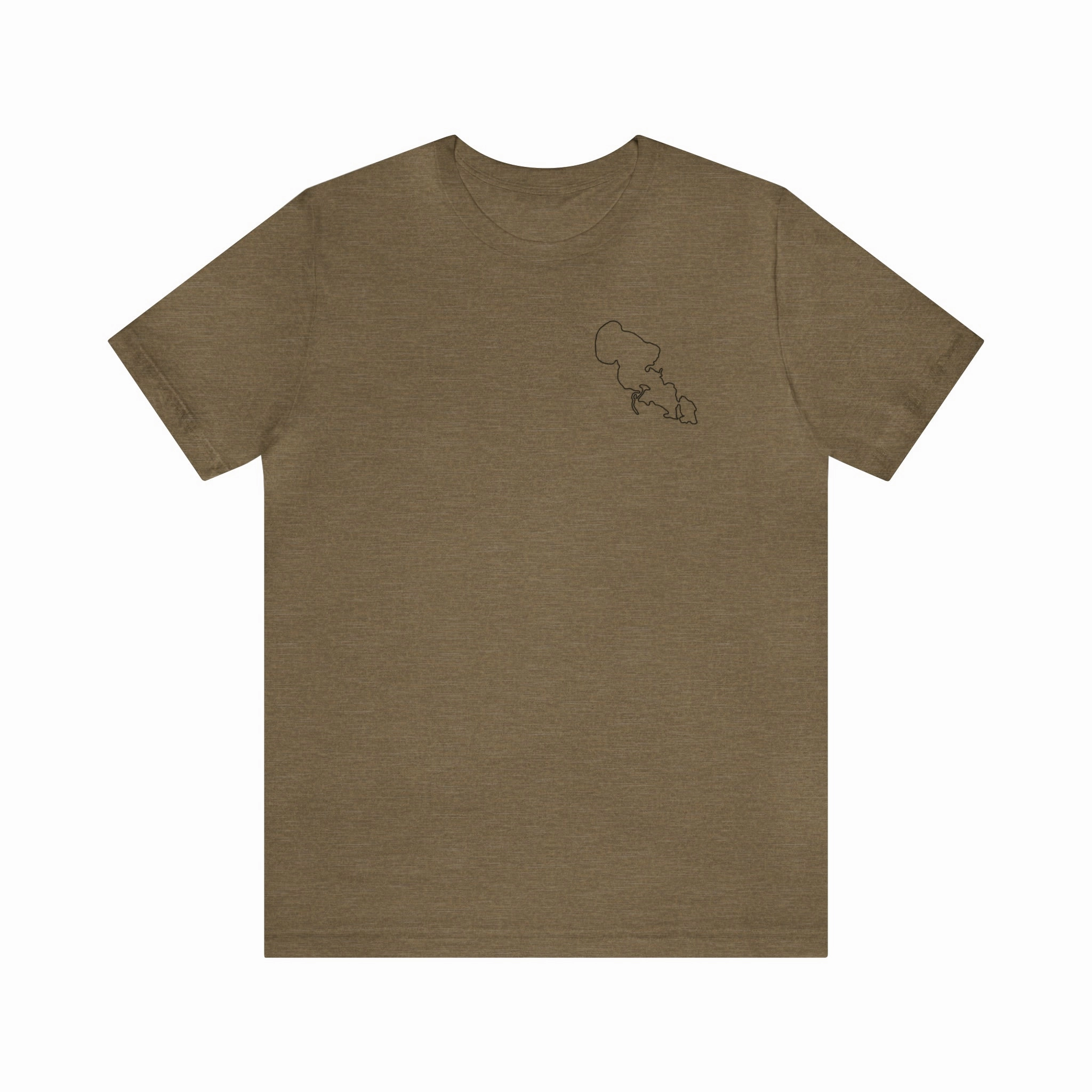Lac LaBelle, Sailing - Unisex Lightweight Short Sleeve Tee