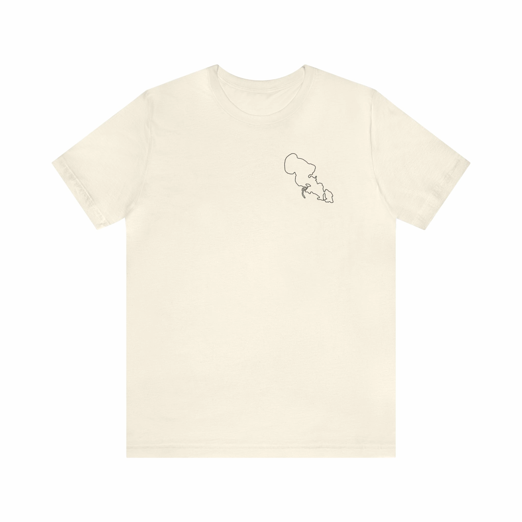 Lac LaBelle, Sailing - Unisex Lightweight Short Sleeve Tee