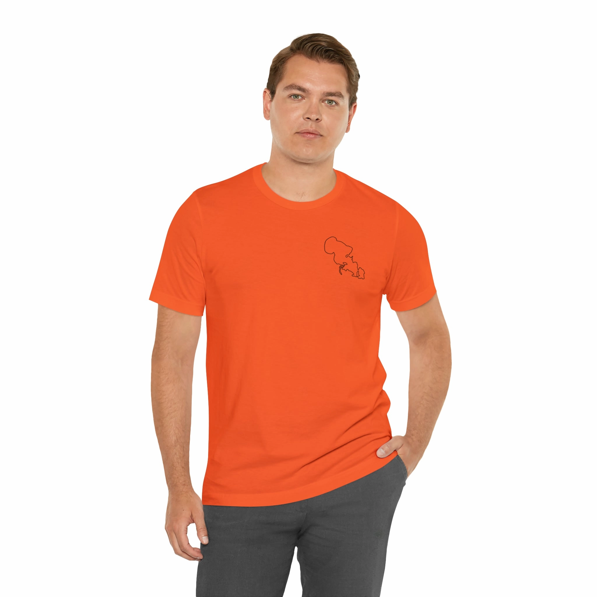 Lac LaBelle, Sailing - Unisex Lightweight Short Sleeve Tee