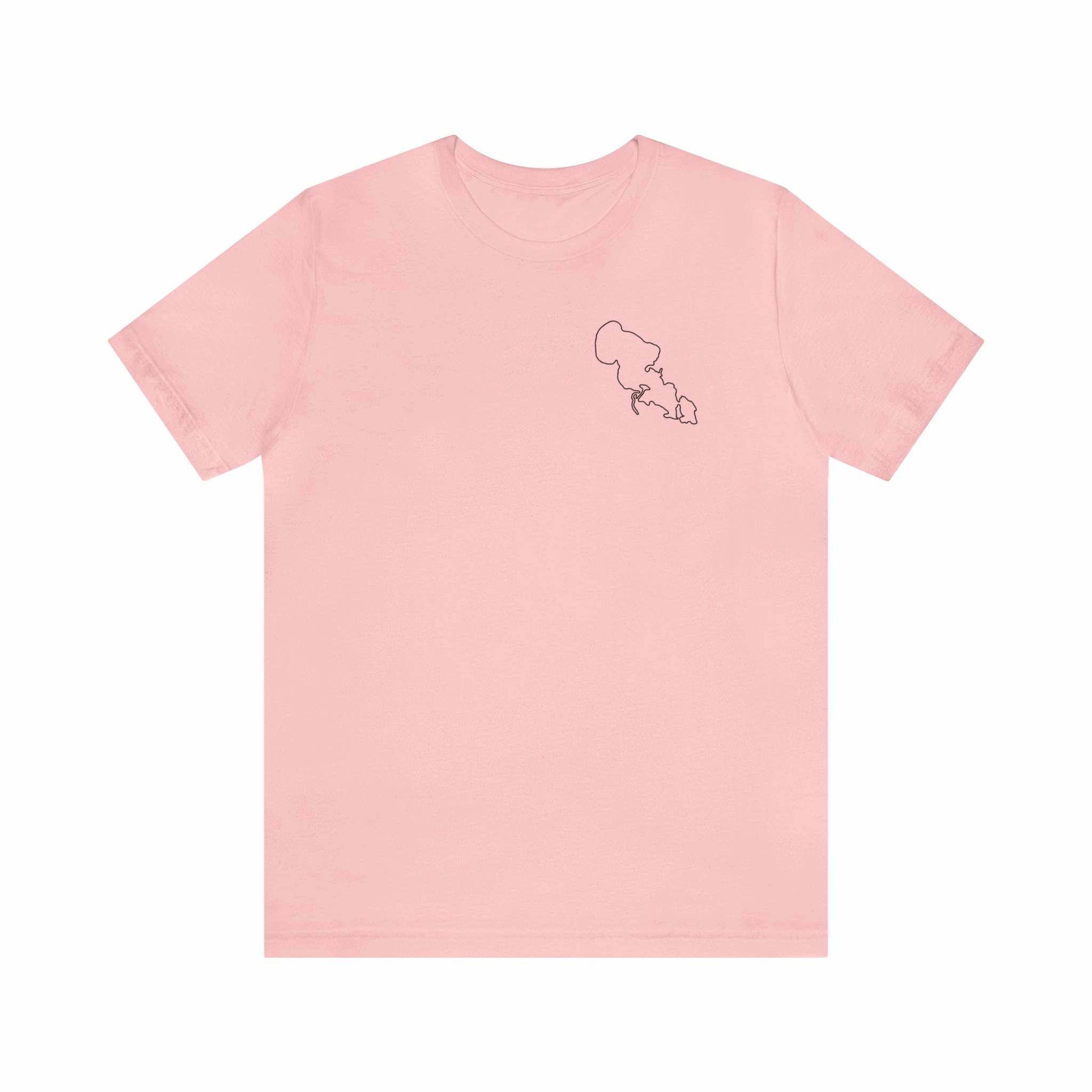 Lac LaBelle, Sailing - Unisex Lightweight Short Sleeve Tee
