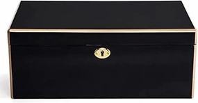 Large-Capacity Wood Jewelry Storage Box with Lock - Home Watch Collection Box - Gifts for Ladies