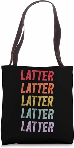 Latter Tote Bag